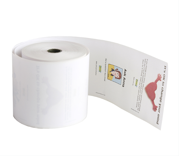 Printing thermal paper roll for checkout counter 2